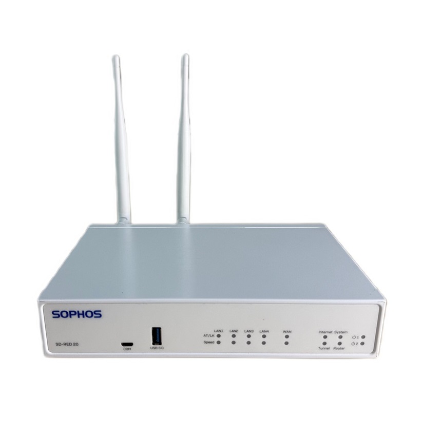 Sophos SD-RED 20 SD-WAN Edge Device weiß mit WLAN Modul und 2 Antennen